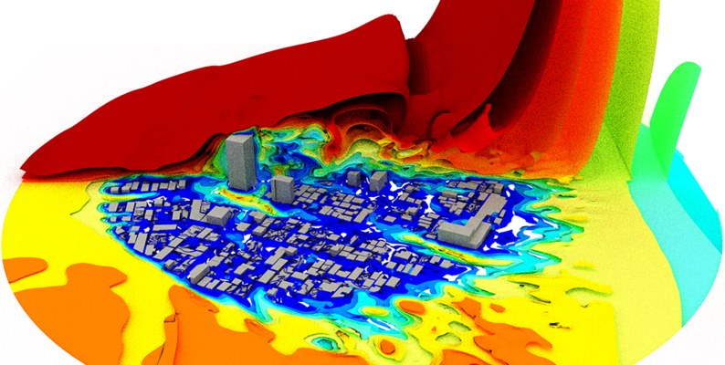 CityFFD urban microclimate data