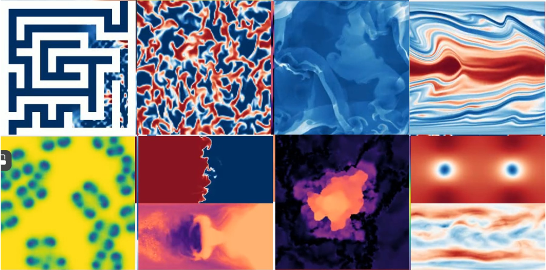 Simulations from The Well